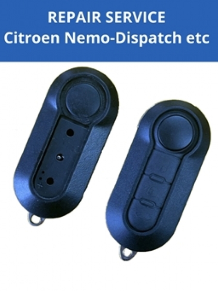 Citroen Nemo Dispatch etc Remote Key Repair Service